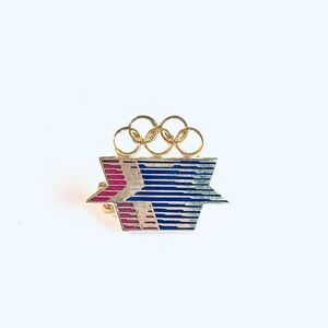1980 Olympic Logo Pin with Rings